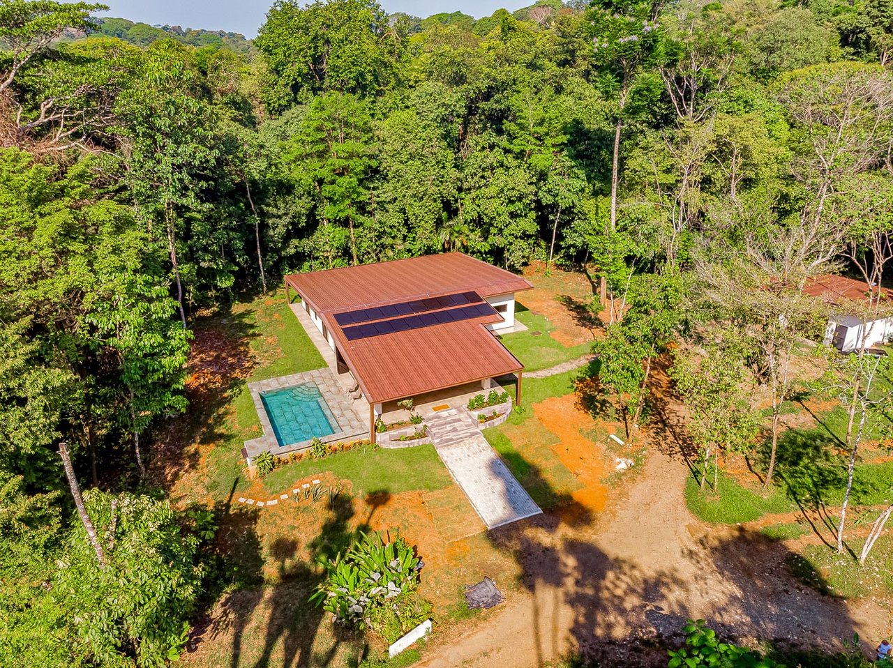 Jungle Home with Riverfront and Orchard in Ojochal Costa Rica