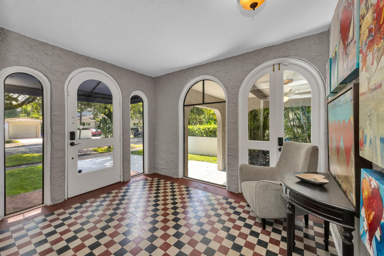 Old Spanish Coral Gables Home with Charming Accents