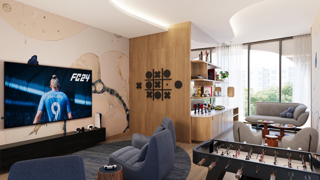 Waldorf Astoria Residences Pompano Beach amenities play room 