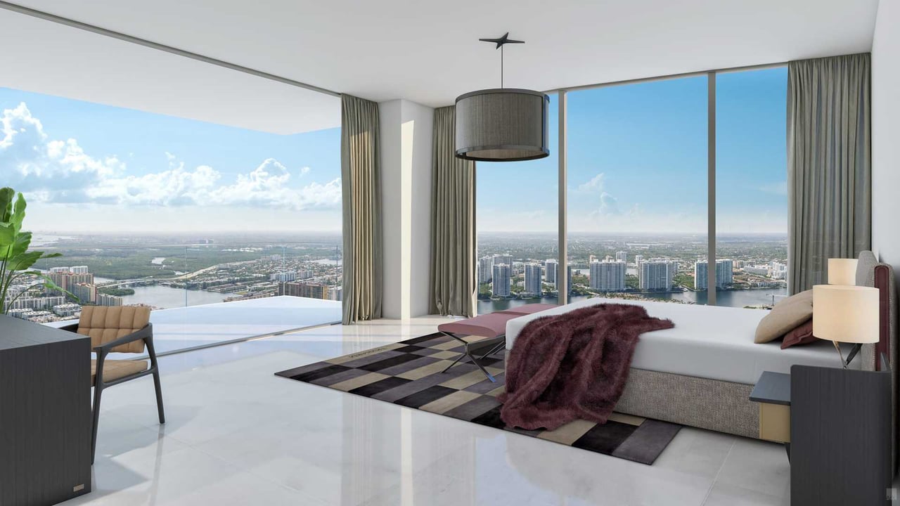The Estates at Acqualina secondary bedroom 