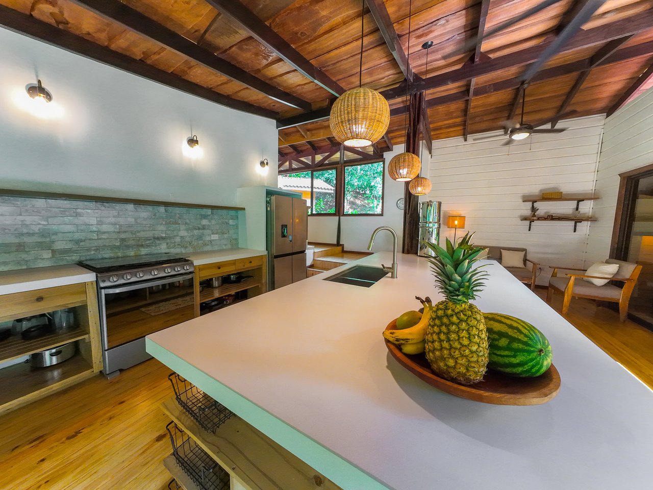 Serene Jungle Home + Guest Cabin on 3 Acres and River