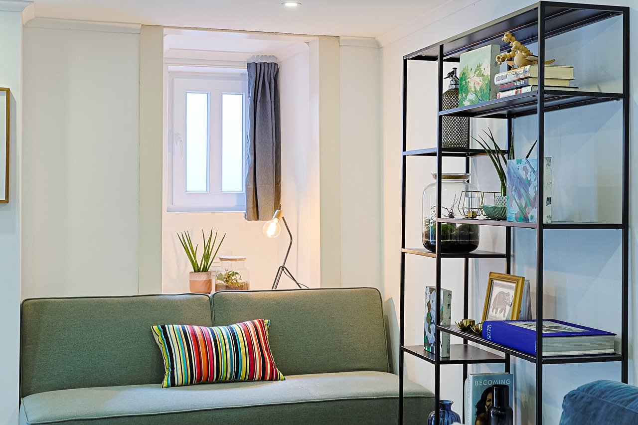 Trendy 1-Bedroom Duplex with Private Terrace in Lisbon’s Historic Heart