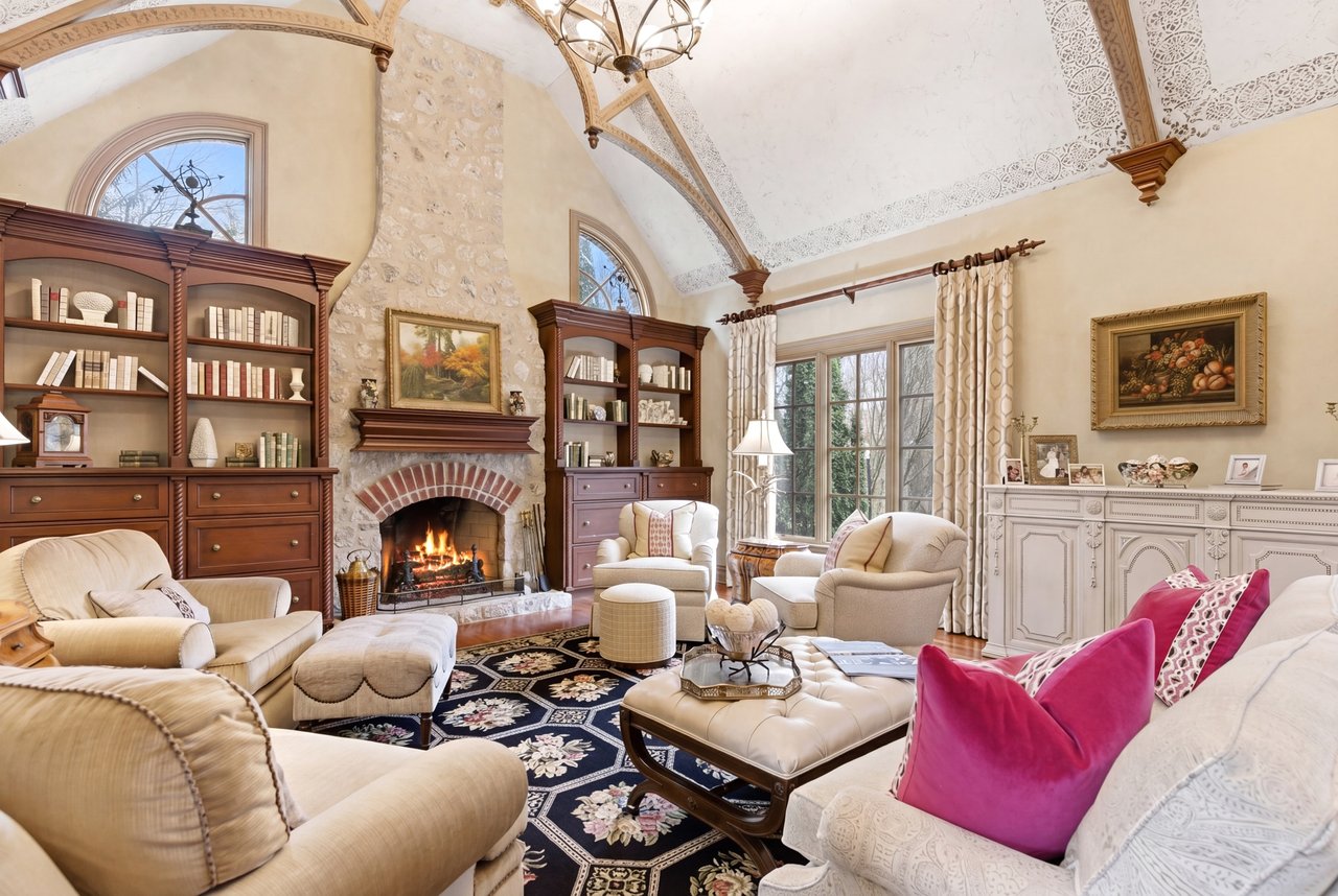 French Country Manor Home