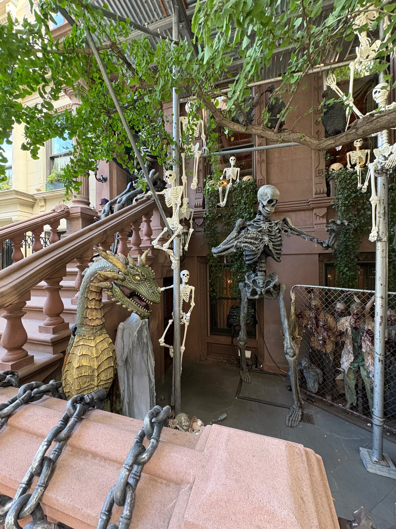 A Spooky Self-Guided Walking Tour of Halloween Houses on UES