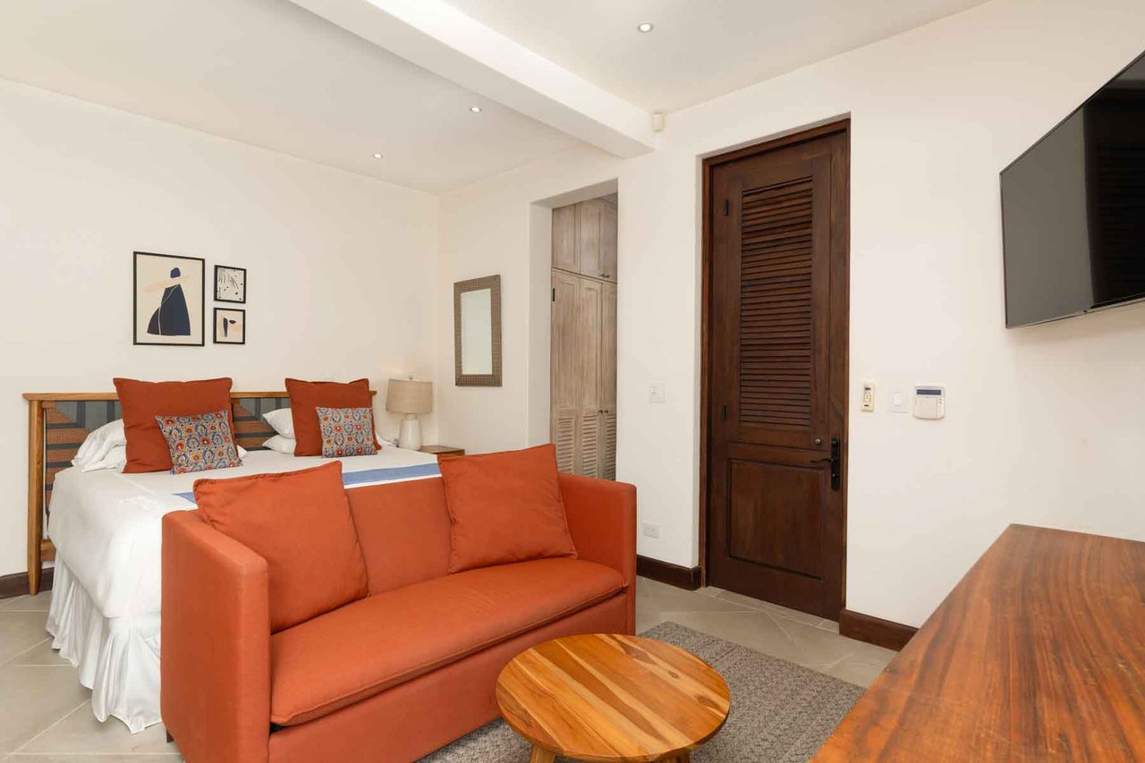 Studio Steps from the Shore | Walkable Beach Studio in Las Catalinas with 2026 Beach Club Membership