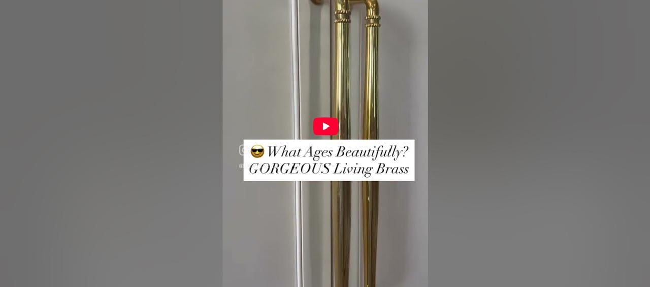 Unlaquered Brass Appliances at 100 W Bridge St