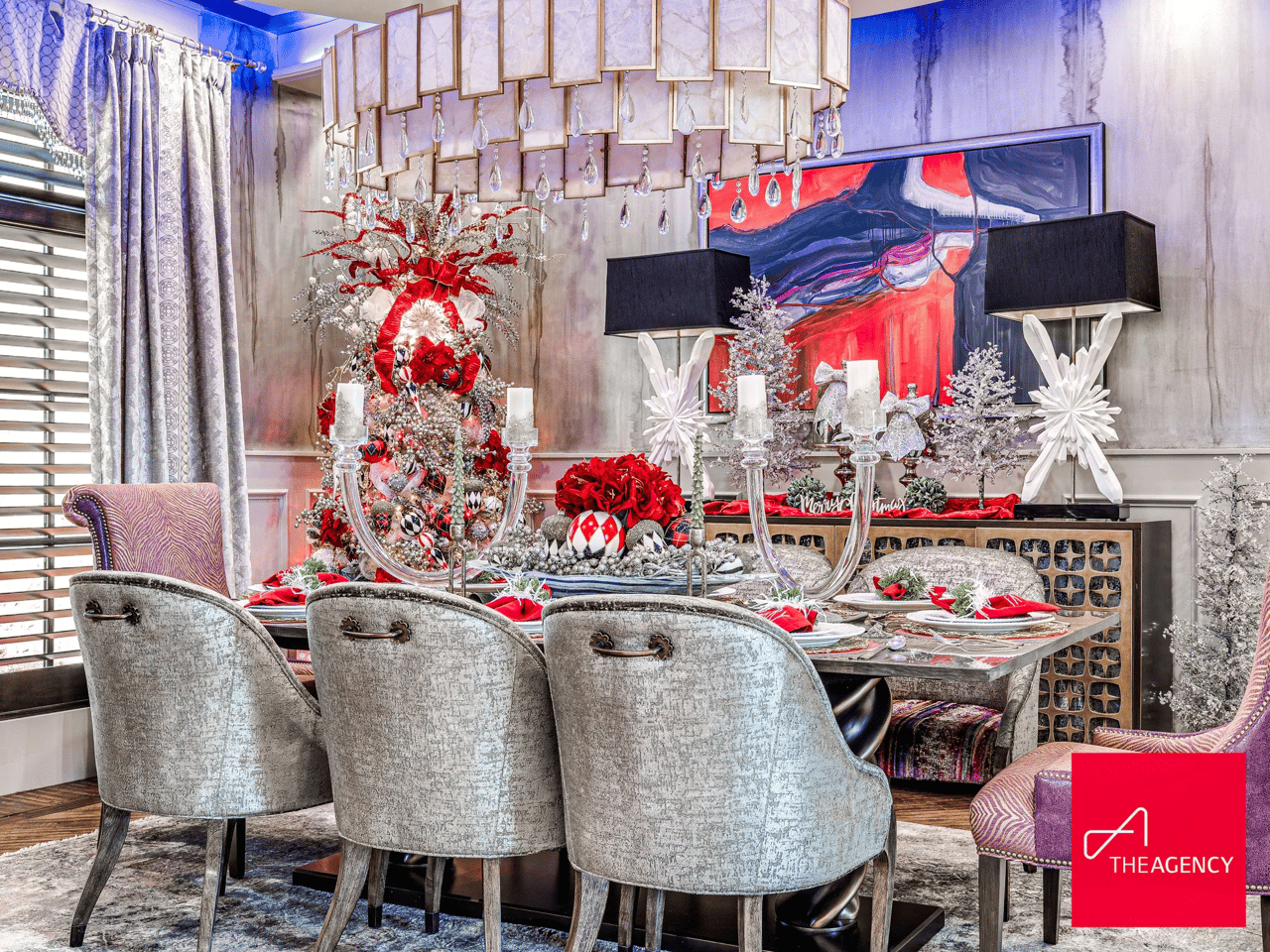 Sleighing the Season: A Christmas Luxury Home Photoshoot at OKC's Viral Estate - Wyatt Poindexter - The Agency