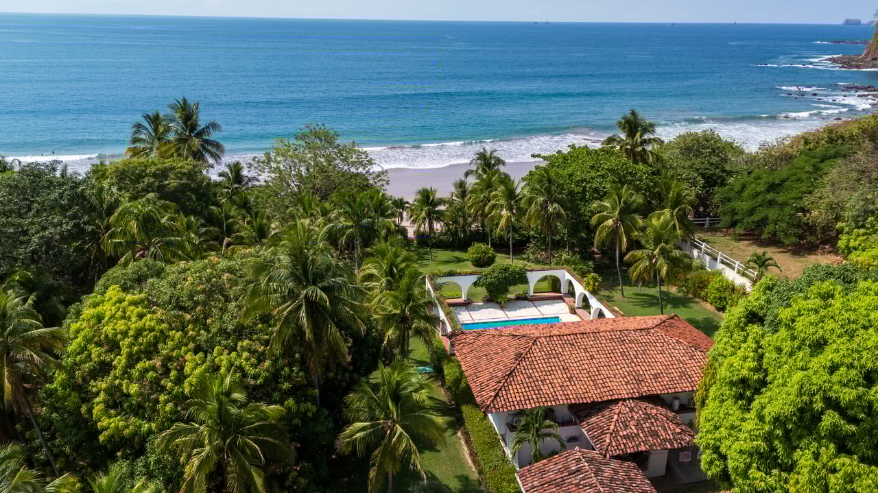 Villa Margarita | Legacy Hacienda-Style Beachfront Estate on Playa Flamingo