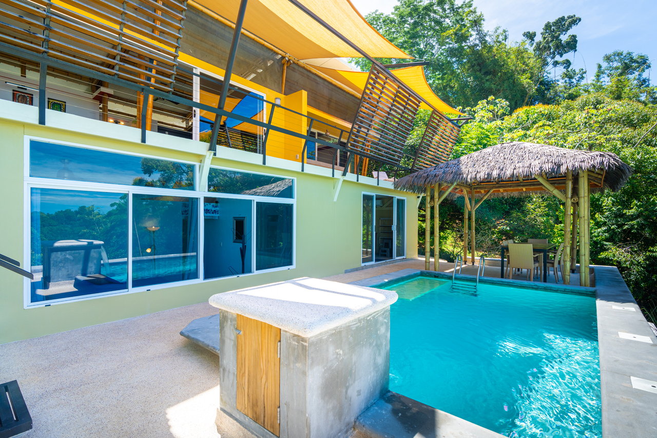 Casa Chiquita - Ocean View Retreat in the Heart of Ojochal – 3 Bed, 3 Bath with Pool, Fruit Trees & Prime Location