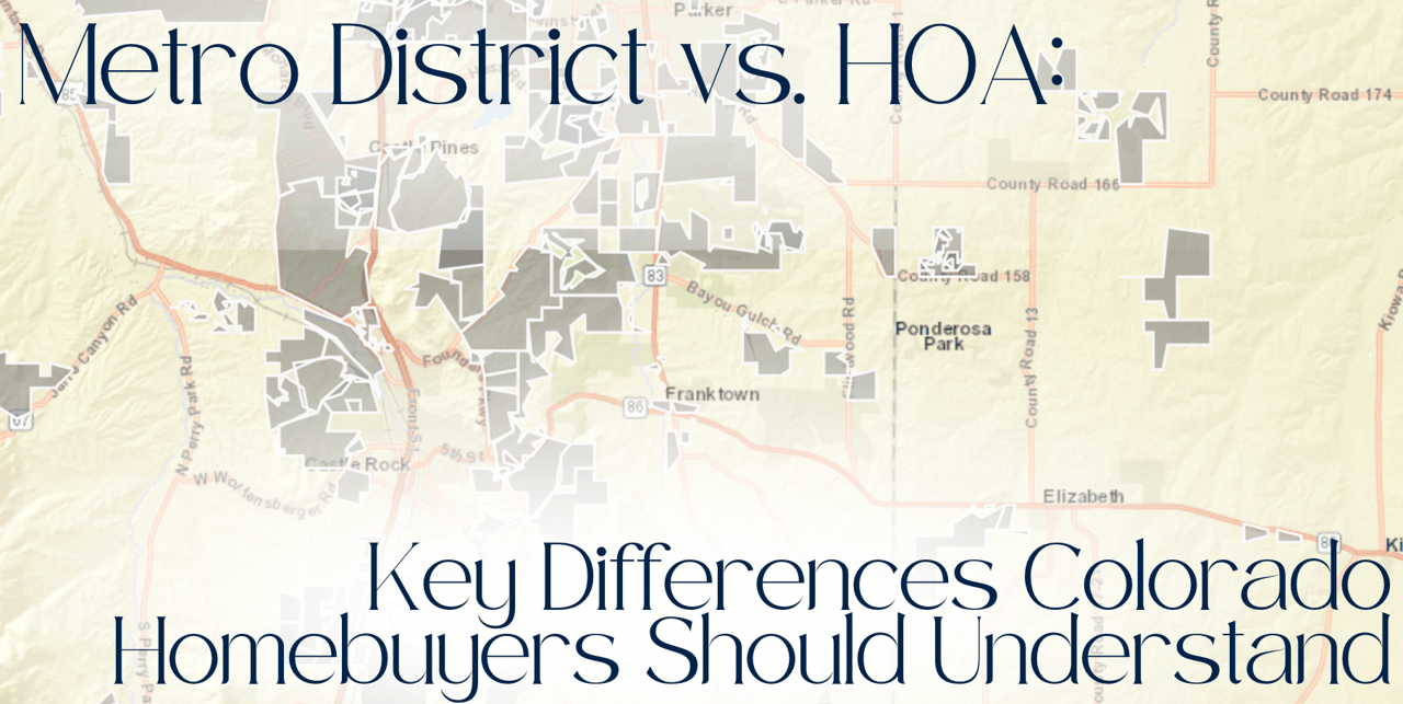 Metro District vs. HOA: 