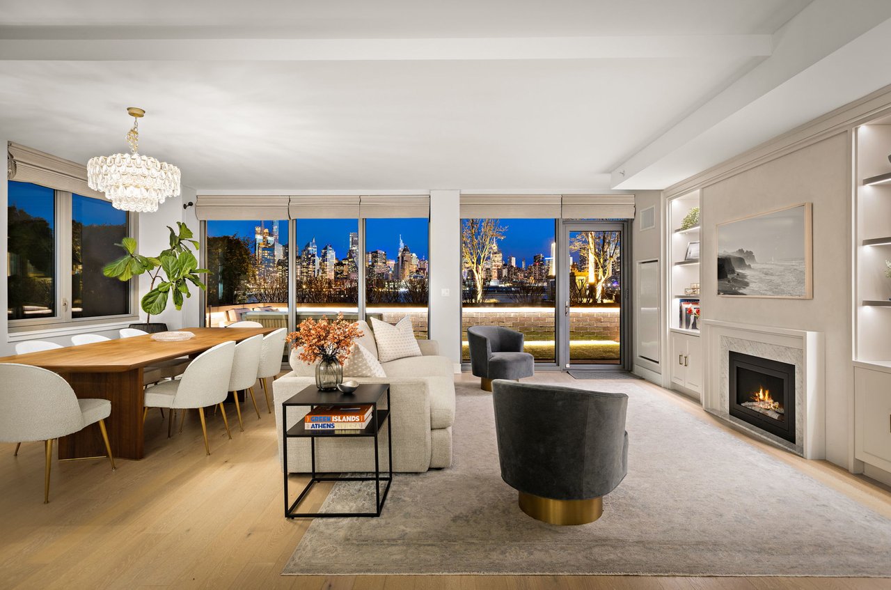 Living Room with NYC View