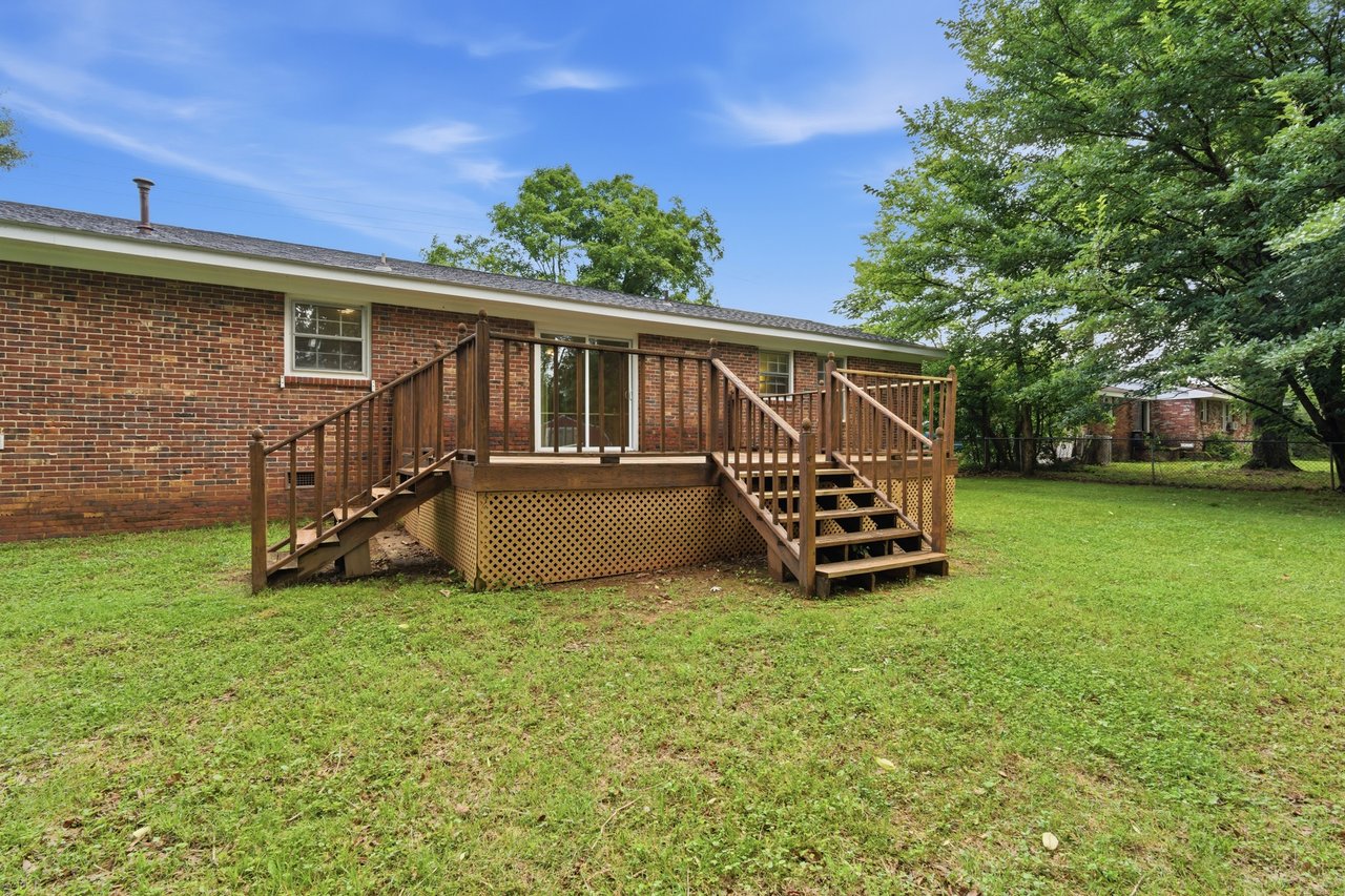 Prime Madison City Schools Location with Fenced in Backyard