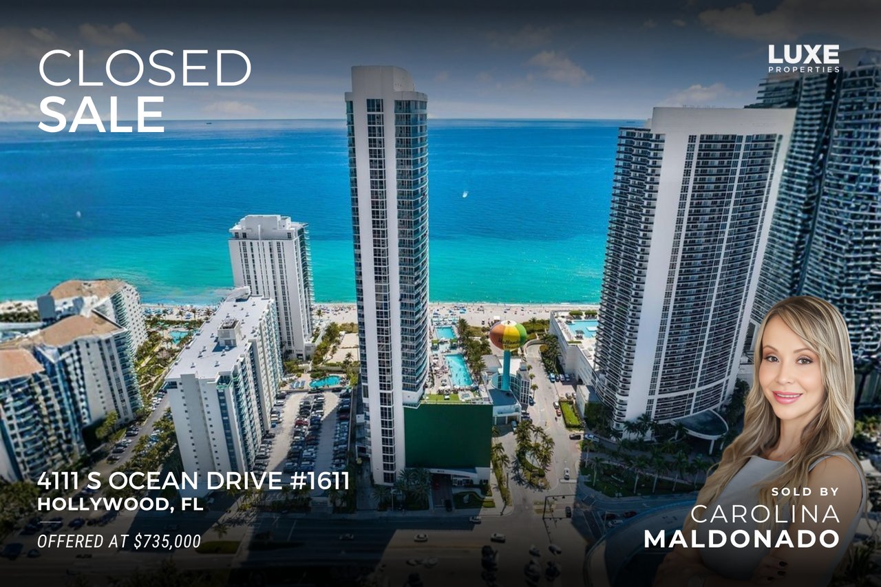 Closed Sale: 4111 S Ocean Drive #1611, Hollywood, FL | Recently Sold Property Holywood, FL