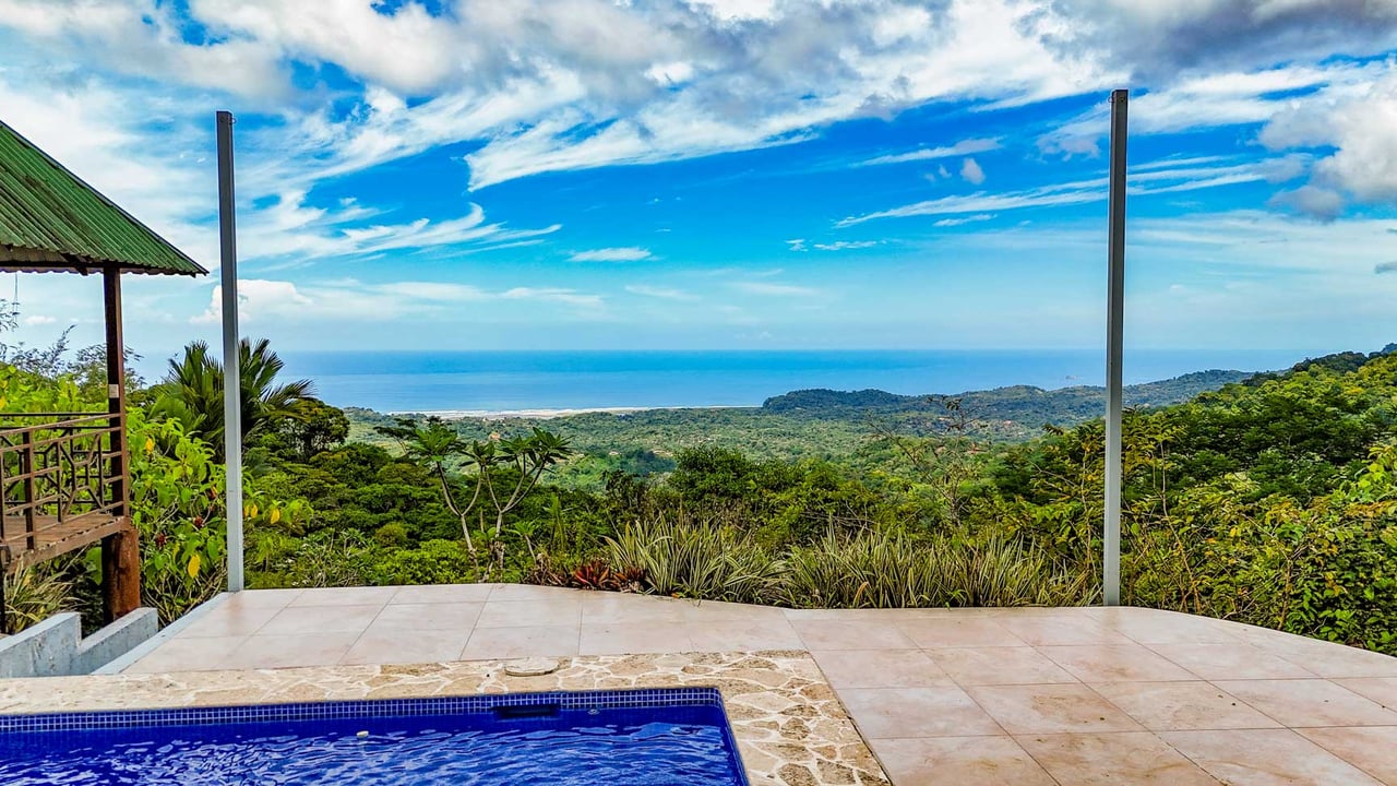 3-Bed Ocean View Home Near Ojochal, Costa Rica | 2.75 Acre Jungle Property