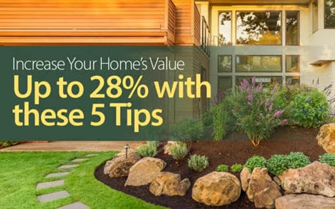 Increase your home's value up to 28% with these five curb appeal tips.