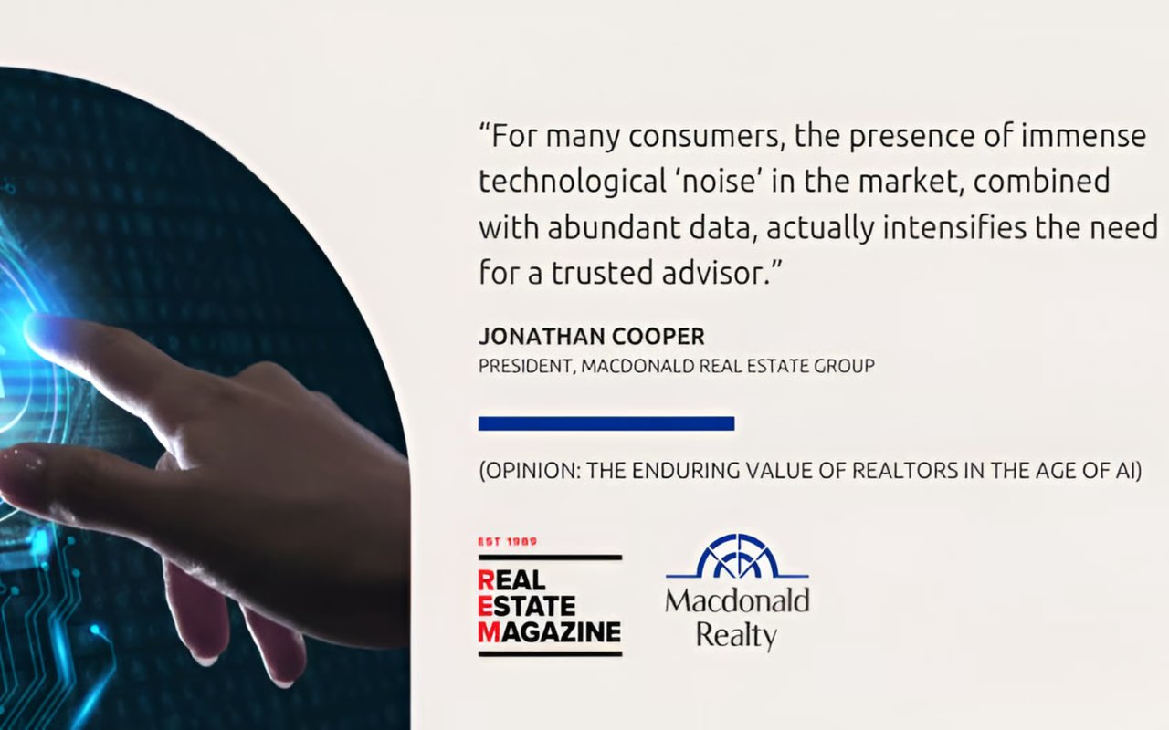 Opinion: The Enduring Value of Realtors in the Age of AI by Jonathan Cooper | Real Estate Magazine