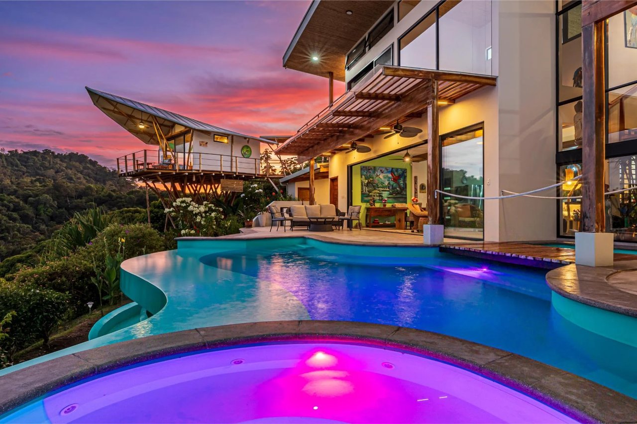 Modern Mountain View Estate, Manuel Antonio, Puntarenas