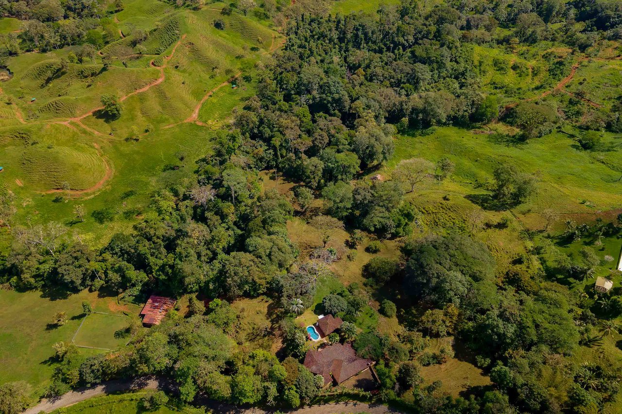 Nearly 50 Acres of Natural Beauty Amazing Mountain Views Luxury Nature Estate in Naranjito, Quepos