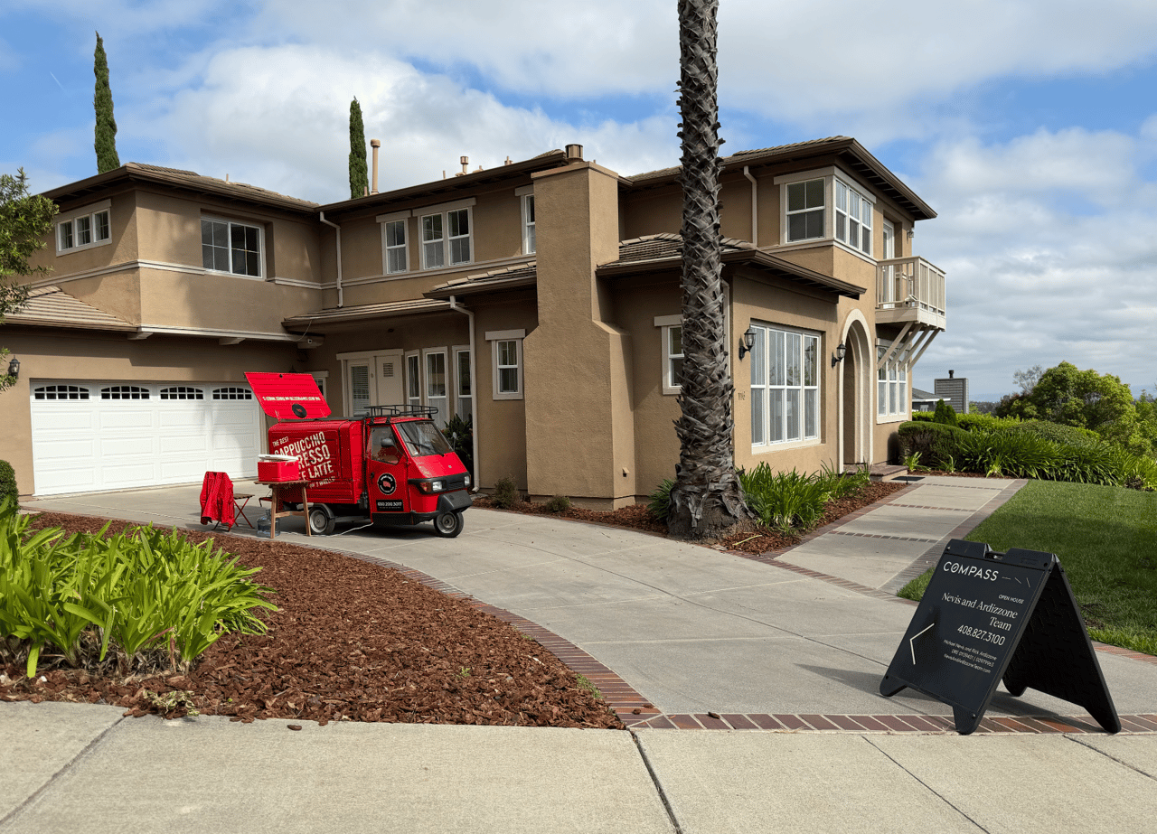 Broker Tour at 116 Regent Dr in Los Gatos Featuring Sipbie Caffè