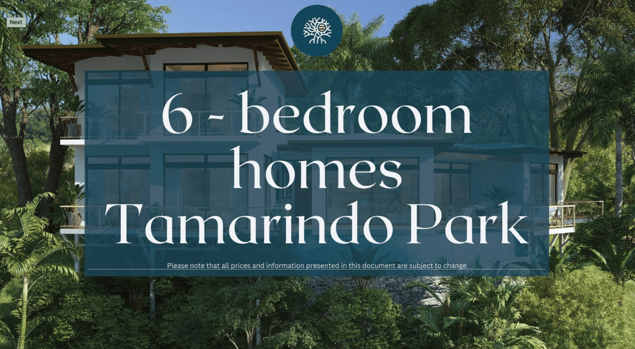 Casa Caoba Lot 41 Tamarindo Park Oceanview Serinity