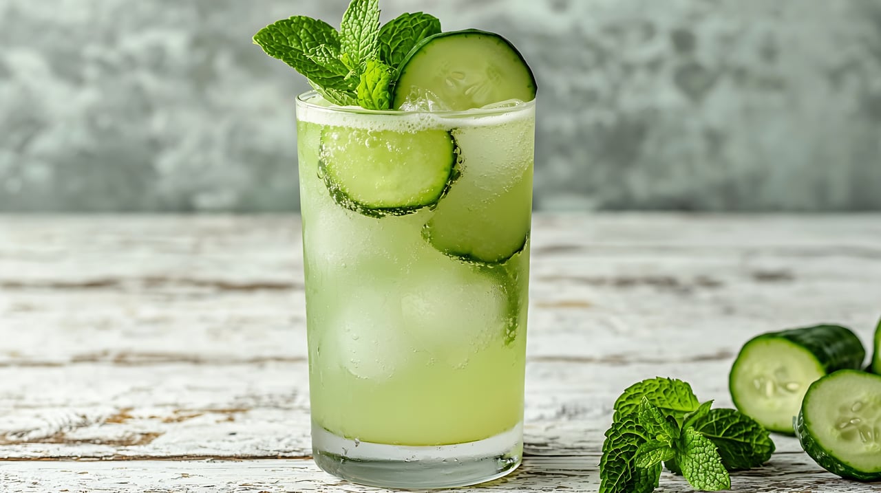 Sip into Spring with a Refreshing Cucumber Mint Lemonade Spritzer