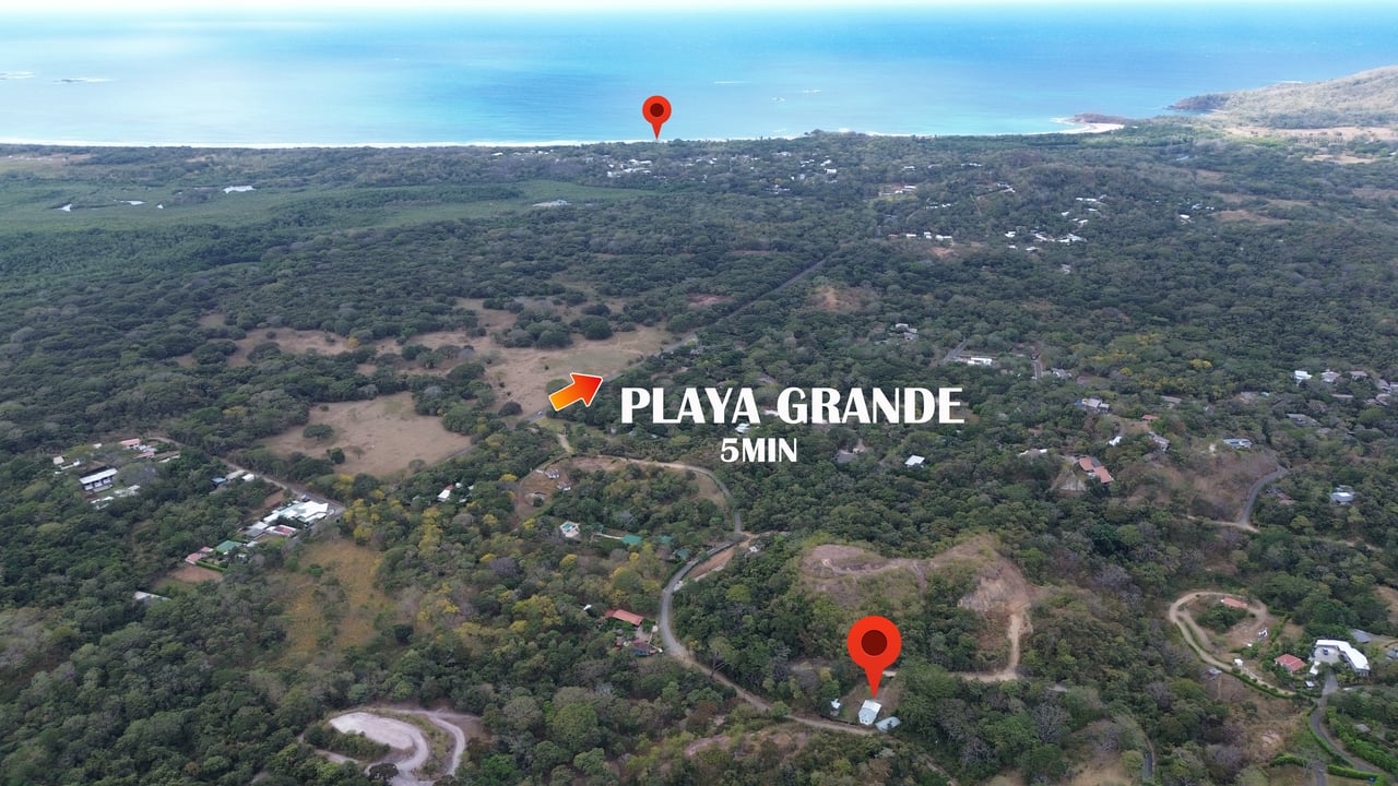 Casita Rustica + Large Lot - Playa Grande