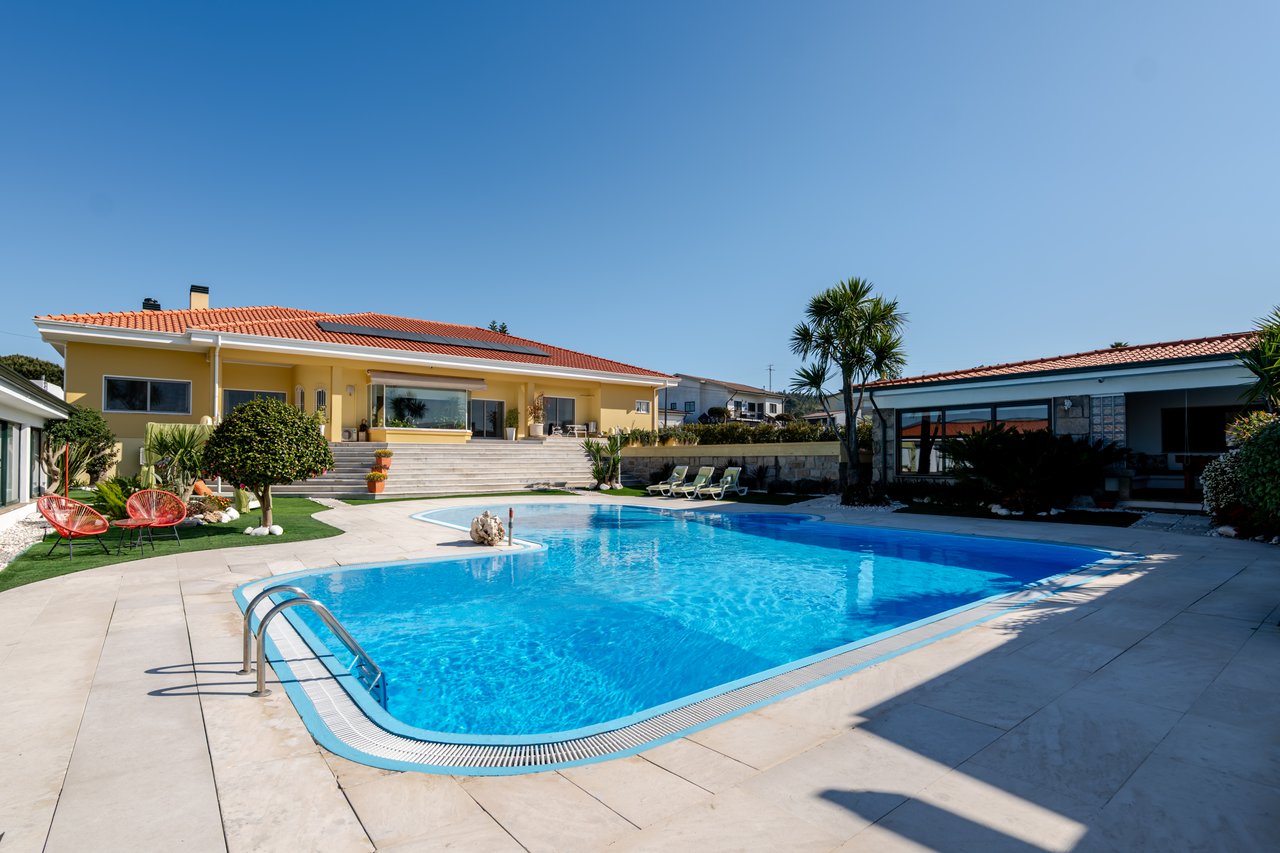 Exceptional Renovated Estate with 4 Residences, Pool & Orchard Near Porto