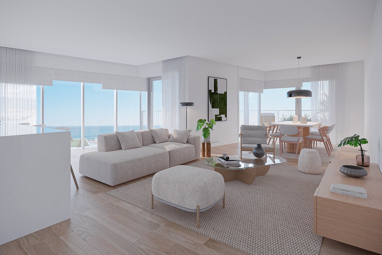 Modern 2-Bedroom Apartment with Balcony and Parking – Coastal Living near Porto, Portugal