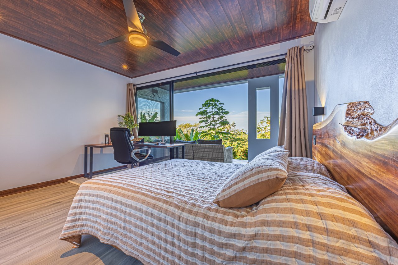 Beautiful Ocean View Casa Espiritu de la Jungla in Ojochal.  Accepting Bitcoin!