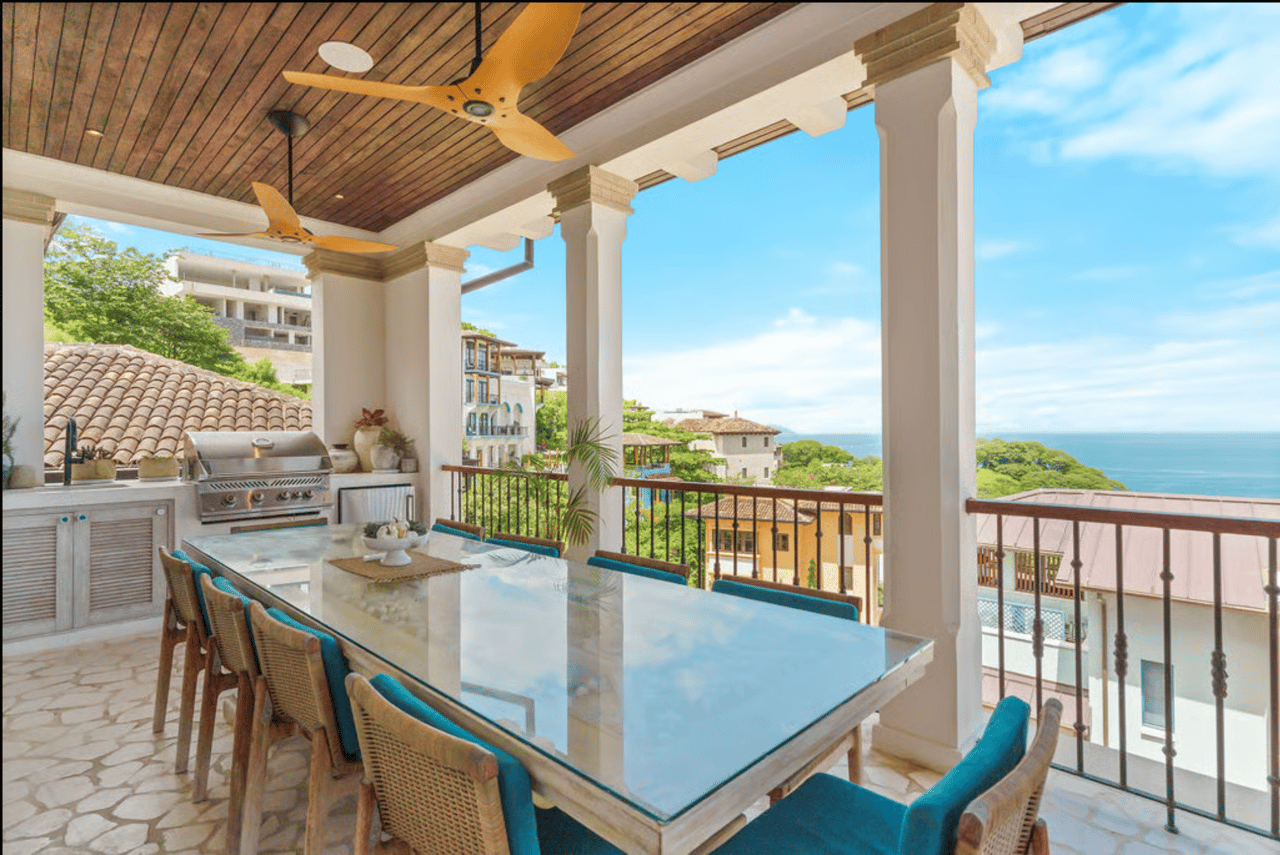 Villa Santorini | Four-level Oceanview Costa Rica’s Premier Car-free Beach Town.