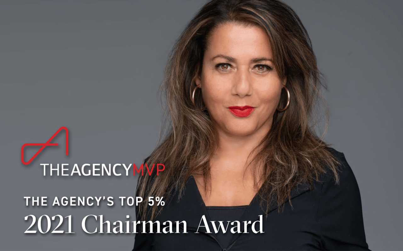 Second Year Named MVP of the Agency—Chairman’s Award