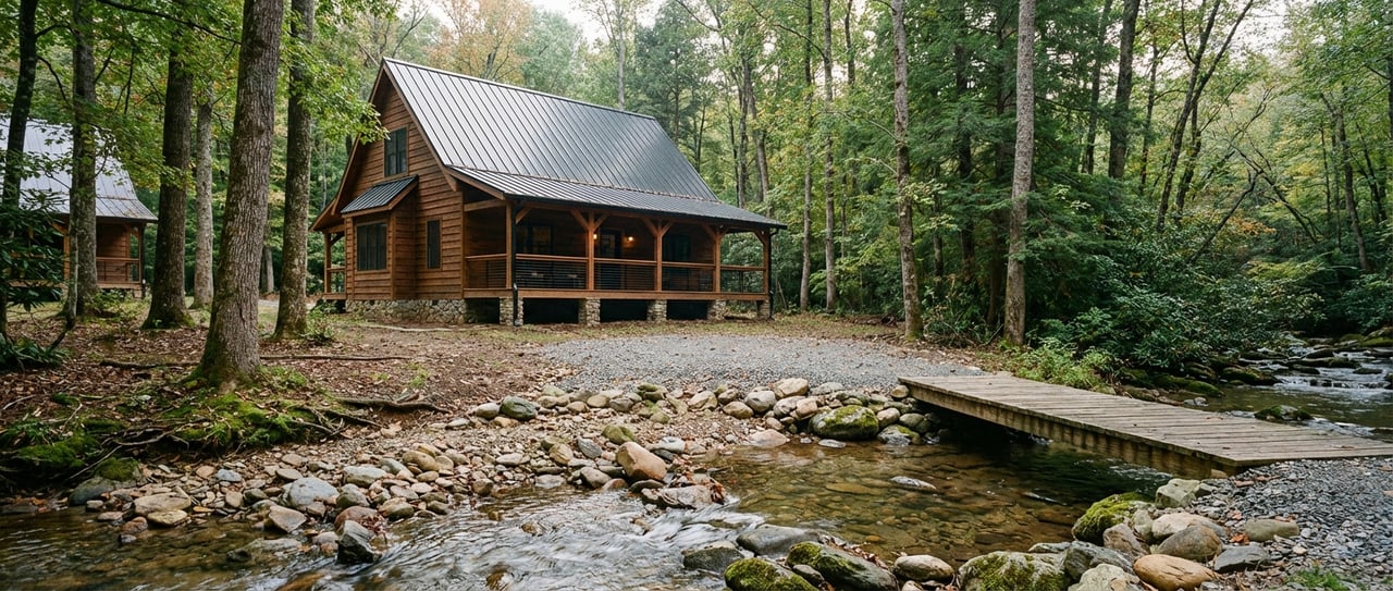 Murphy NC Cabin Settings: In-Town, Creekside And Ridge-Top