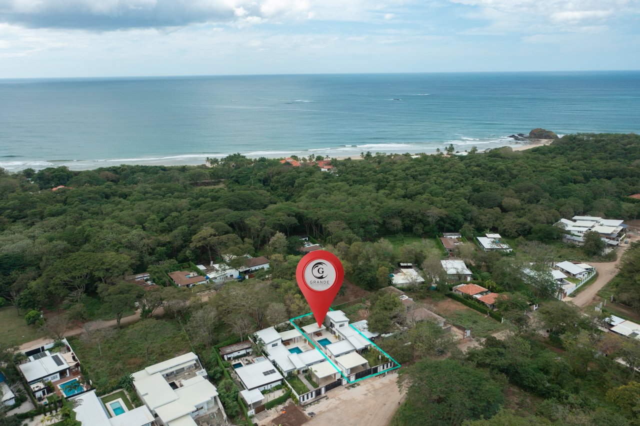 Casa Guacamaya Roja Lot B20 | Elegant 4-Bedroom Home with Pool & Outdoor Kitchen, Steps from Playa Grande Beach, Costa Rica
