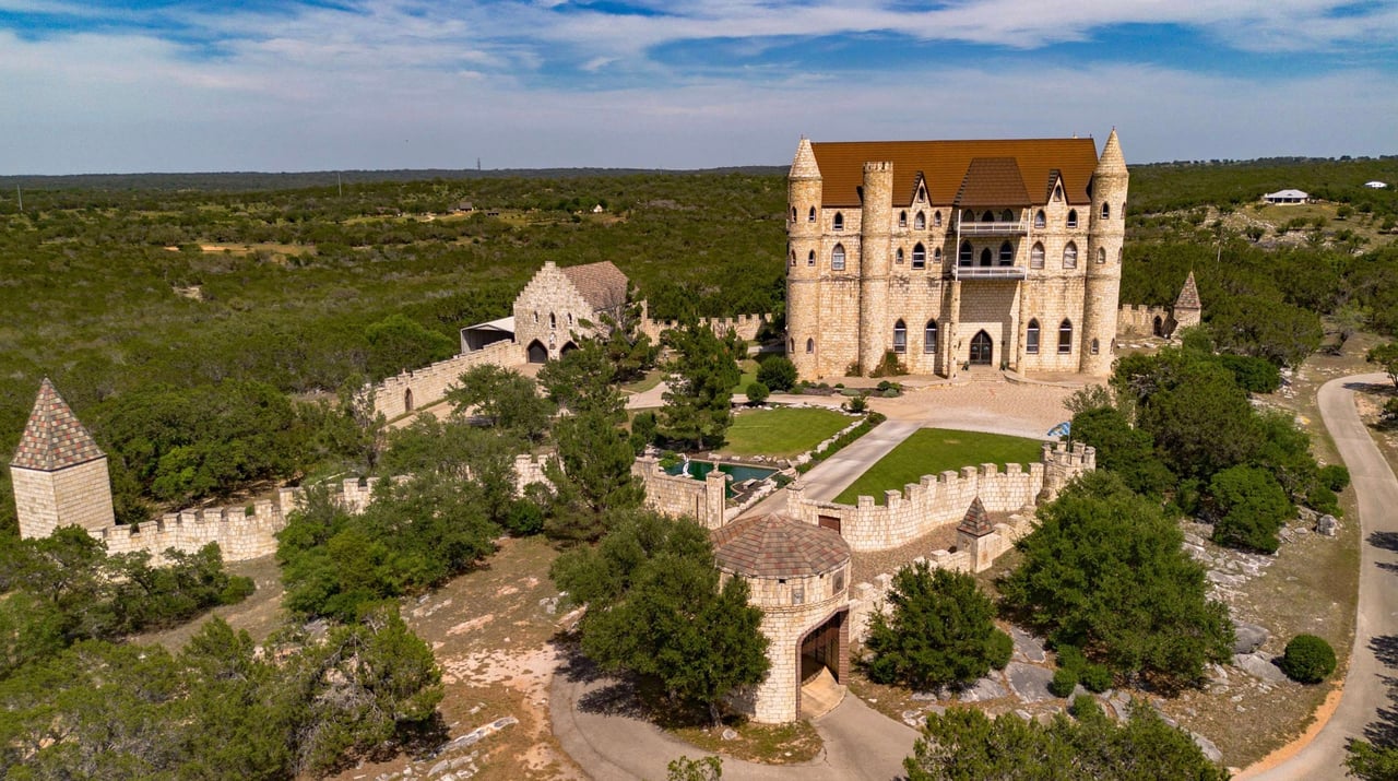 Tour the Real Texas Castle For Sale | Falkenstein Castle, Burnet TX Hill Country