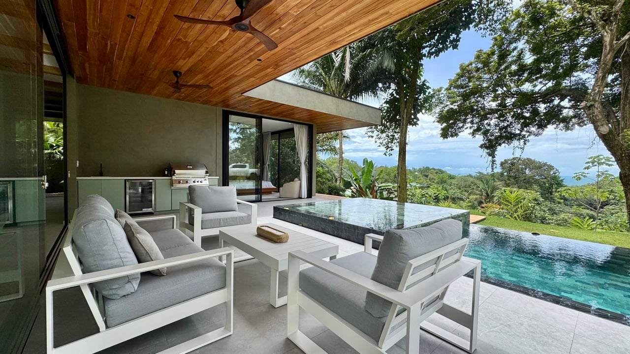 Move-In Ready Villa in Playa Hermosa with Ocean and Mountain Views - 3 beds, 3 baths.