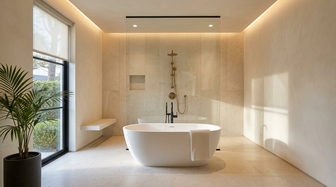 Spa-Inspired Bathroom Design For Dallas Custom Homes