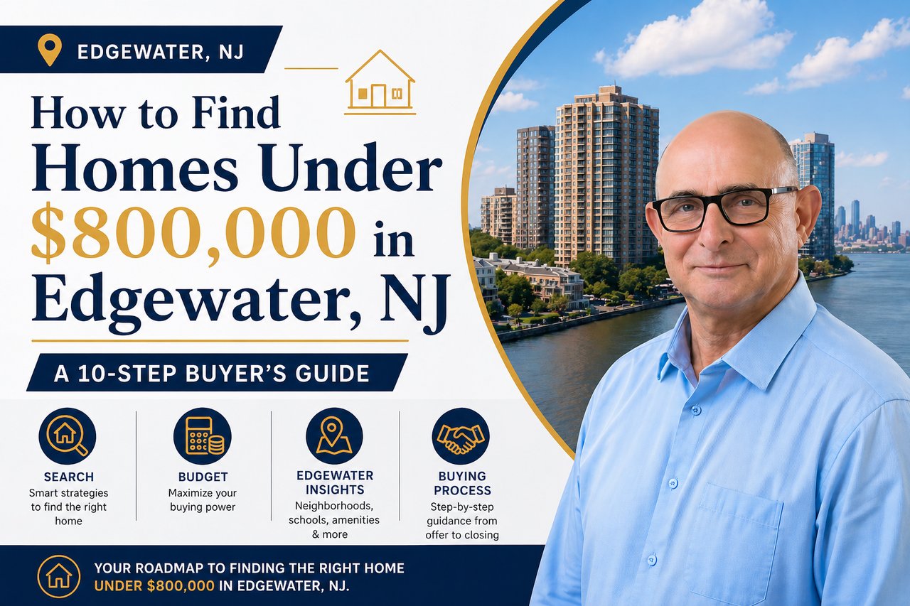 How to Find Homes Under $800,000 in Edgewater NJ: A 10-Step Buyer's Guide