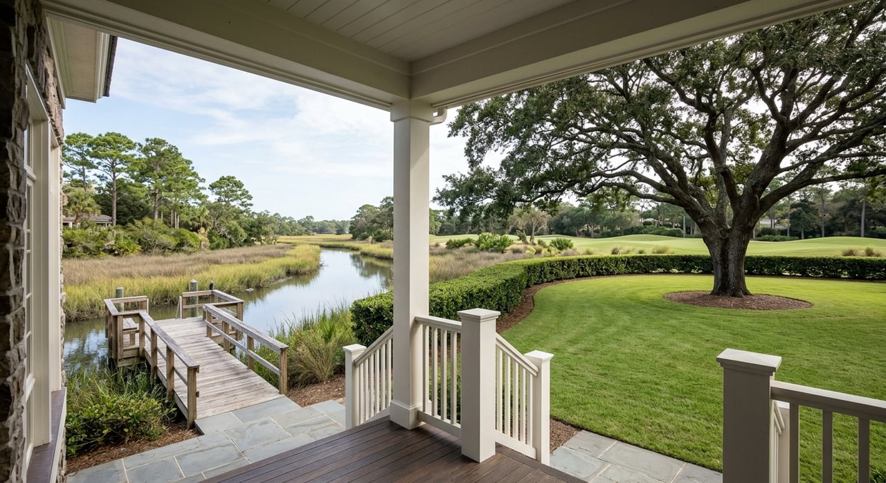 Intracoastal Vs Golf Living In Porters Neck Plantation