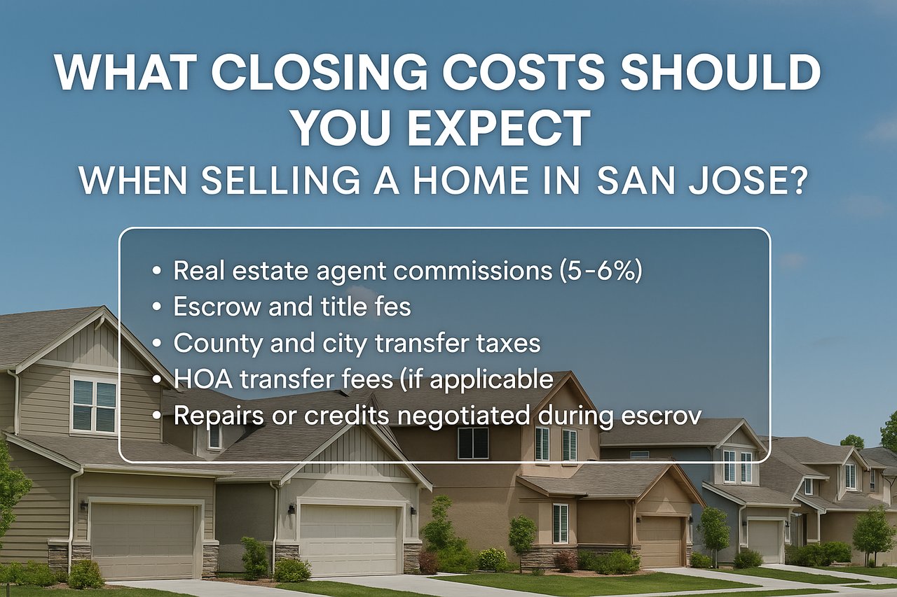 What Closing Costs Should You Expect When Selling a Home in San Jose?