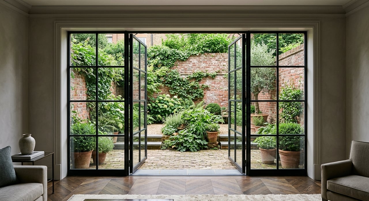 Inside-Outside Living In Brooklyn Heights Brownstones