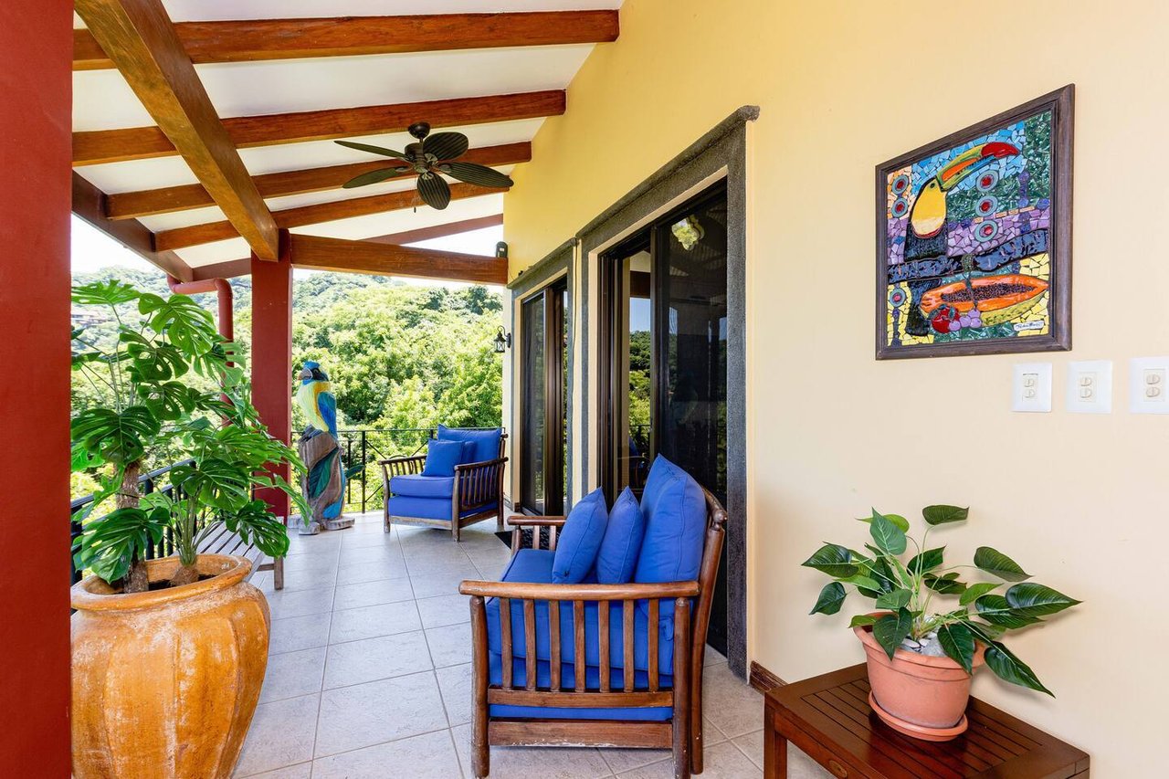 Ocean View Hillside Villa, Flamingo, Guanacaste