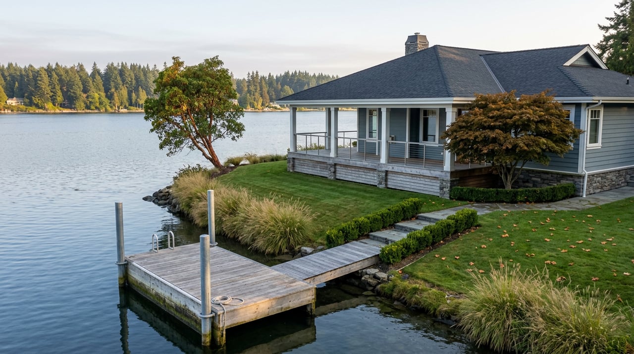 Gig Harbor Waterfront Comes in Two Kinds Now, and the Listing Won't Tell You Which