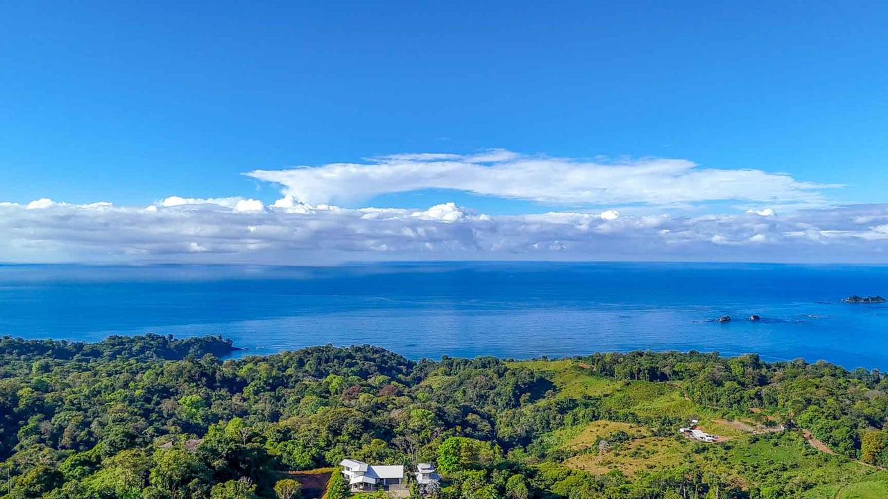 Ocean, Jungle & Mountain View Home in Ojochal | Protected Jungle Setting