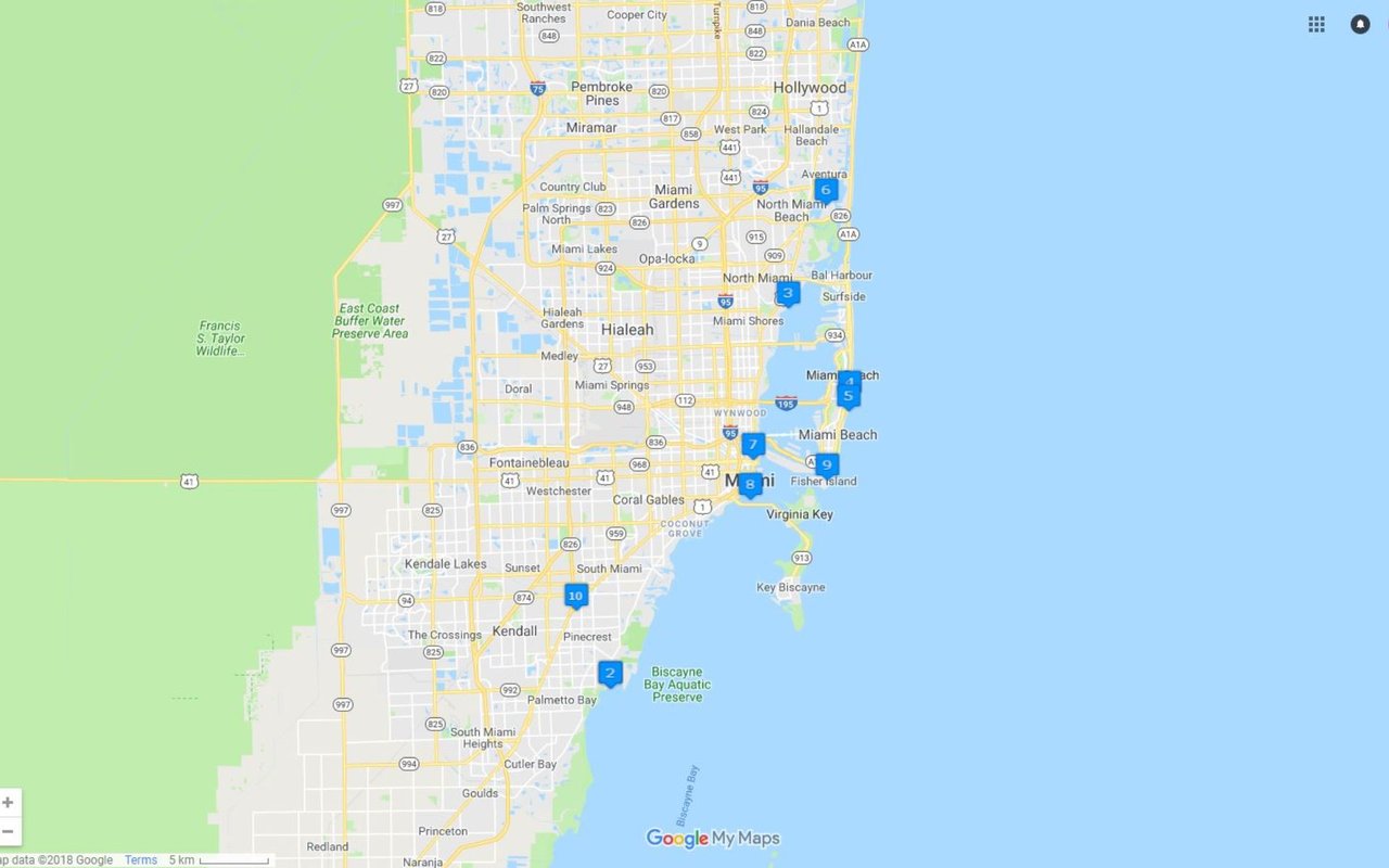 The Week in Luxury: A Map of Miami-Dade’s Priciest Condo Sales