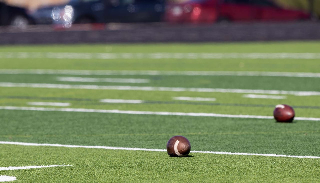 NFL on the Jumbotron