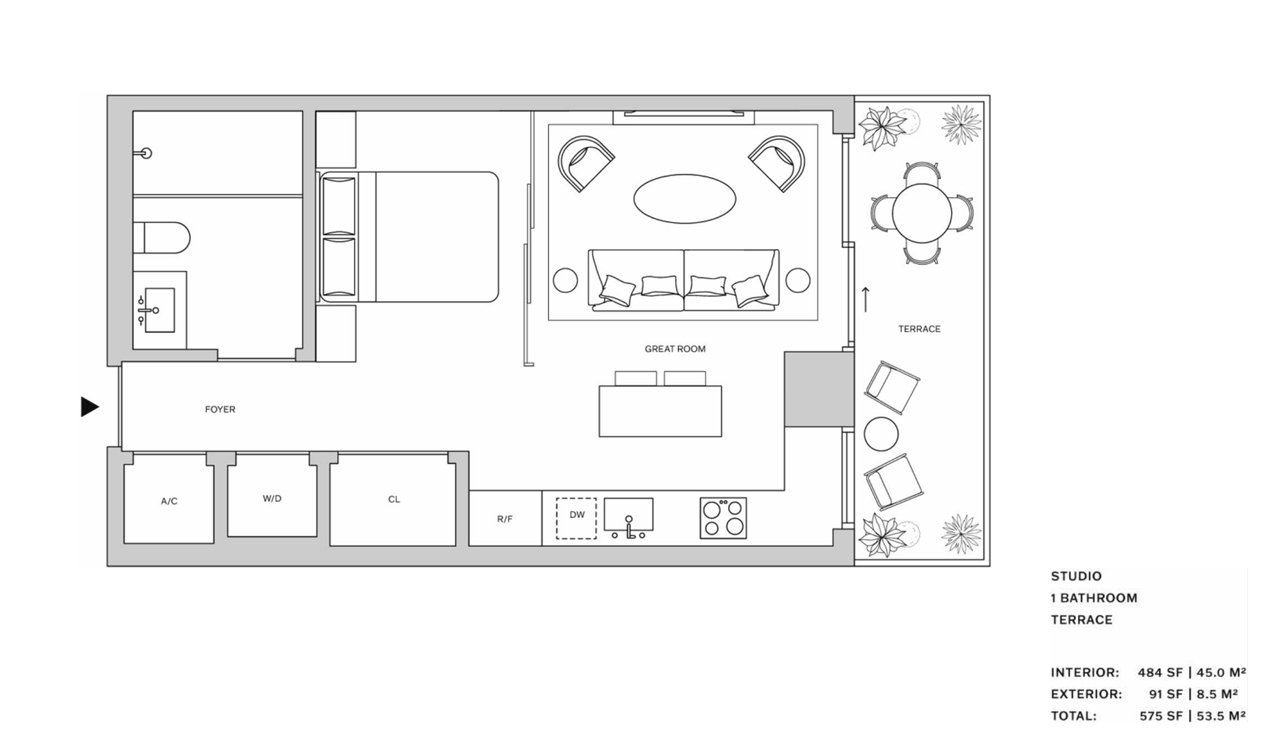 JEM Private Residences | Studio