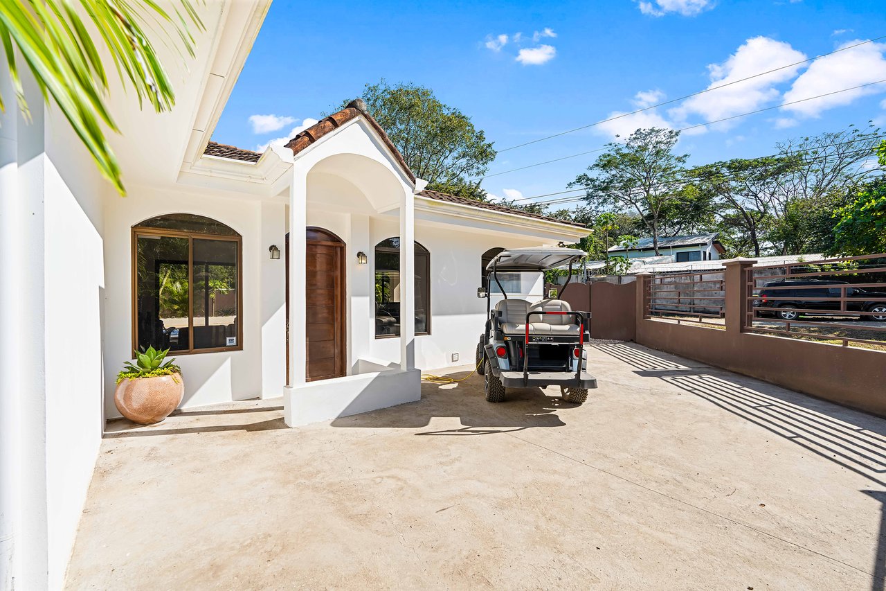 Casa Miel | Stunning 2-Bedroom Home Steps from Playa Potrero's Beaches & Dining.