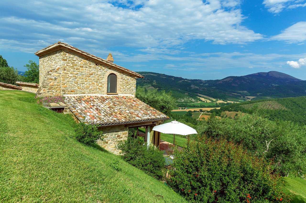 Wide Estate Composed of Houses and Amenities