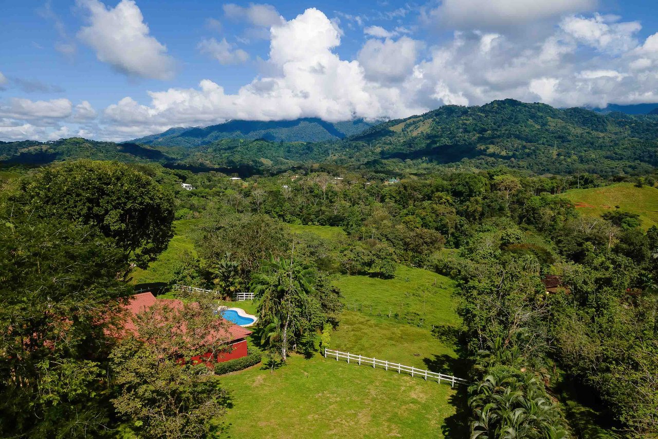 Nearly 50 Acres of Natural Beauty Amazing Mountain Views Luxury Nature Estate in Naranjito, Quepos