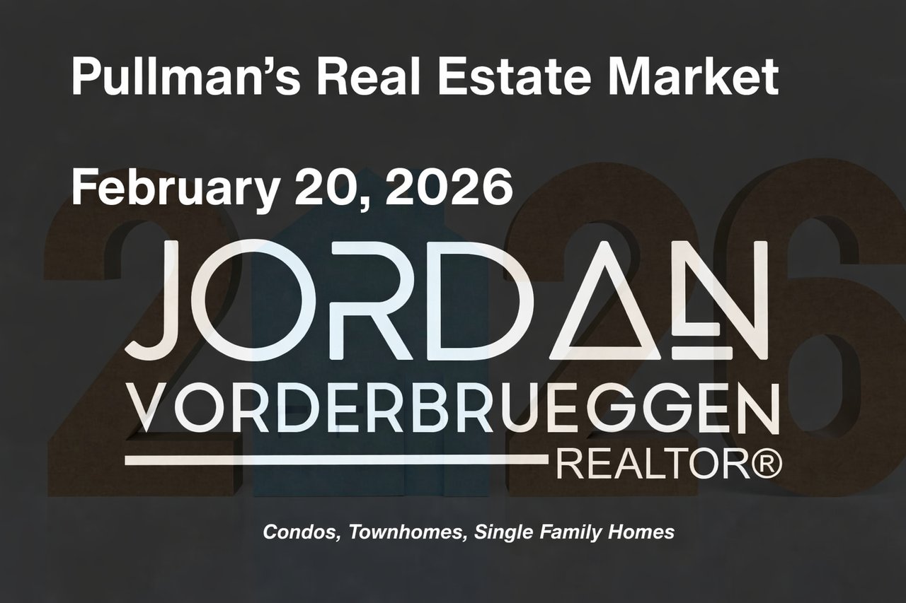 Jordan Vorderbrueggen's Weekly Pullman, WA Real Estate Report | Last 7 Days